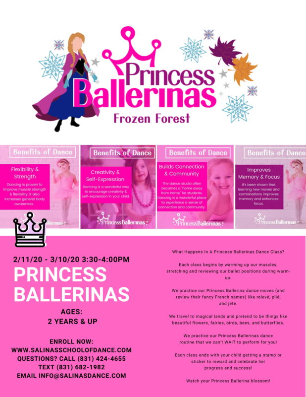 Salinas School of Dance - Princess Ballerinas